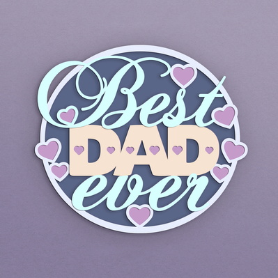 父親節蛋糕裝飾 - CraftyKittyArt - 002