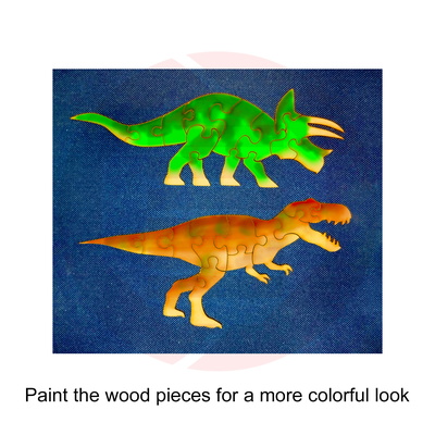 Laser cut Dinosaur puzzle SVG vector template DIY crafts - Daniel San - 005