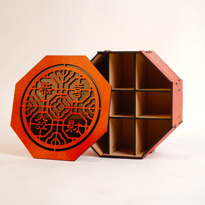 Chinese style multi compartment storage box - FLUX Inc - 001