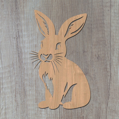 兔子雷射 svg 切割文件 - HappyDesignStudio - 002