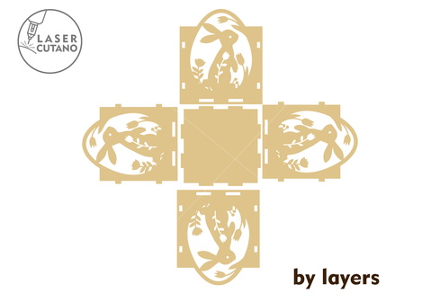 Easter Candle Holder, Lantern Bundle, Wooden Easter Decor Easter Candle Holder, Lantern Bundle, Wooden Easter Decor - LaserCutano - 002