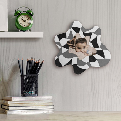 Magnetic Squiggle Checkerboard Frame - FLUX Inc - 001