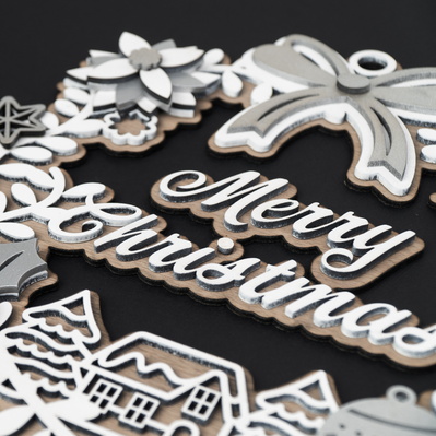 Multi-Layered Christmas Wreath - FLUX Inc - 003