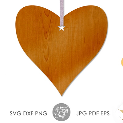 聖誕裝飾品 svg 檔、天使裝飾品、樹飾品 - Artisan Craft - 005