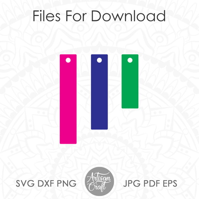 條形耳環 |堆疊式耳環模板 - Artisan Craft - 004