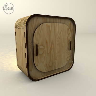 聖誕快樂立體相框 - 雷射切割檔案 - 燭台 - LaserCutano - 003