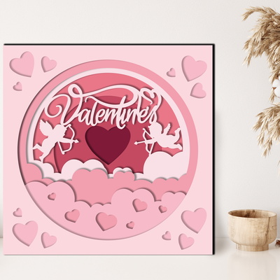 Valentines Day Cut Bundle Gift Decoration Laser Cut Template - LaserCutano - 006