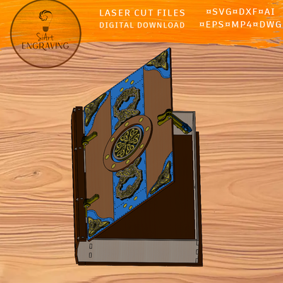 凱爾特書雷射切割文件 - SiArt - 002