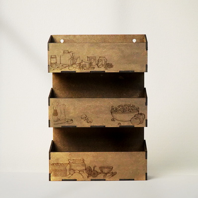 Spice Jar Storage Rack - FLUX Inc - 003