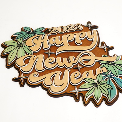 新年快樂門牌 - FLUX Inc - 003