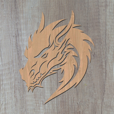 Dragon Laser SVG - HappyDesignStudio - 002