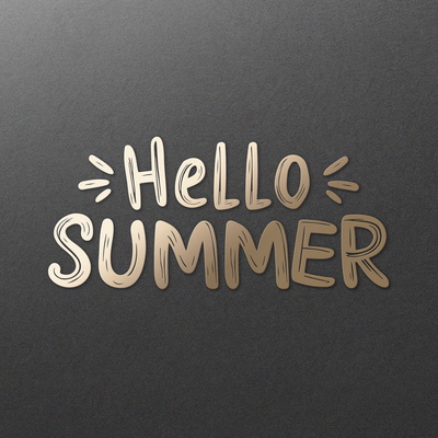 你好夏天 svg。歡迎夏天手寫報價 svg 文件 - CraftyKittyArt - 002