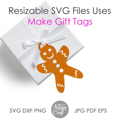 薑餅 svg、雷射切割檔、聖誕節 - Artisan Craft - 005