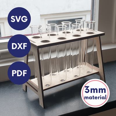Test tube propagation station Laser Cut