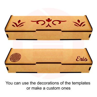 Laser cut Fountain pen case template DIY crafts gift ideas - Daniel San - 005