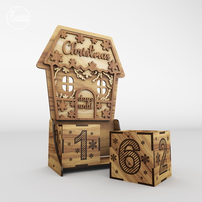聖誕節降臨日曆 - LaserCutano - 002