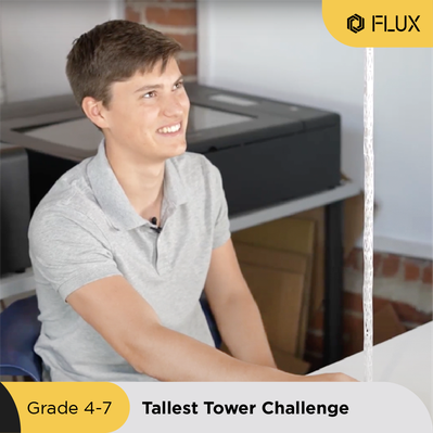 FLUX 免費雷雕課程 - 高塔挑戰（國小至國中） - FLUX Inc - 001
