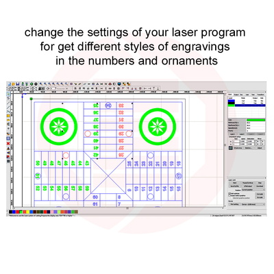 Laser cut template Parcheesi parchis board game Gowforge SVG - Daniel San - 003