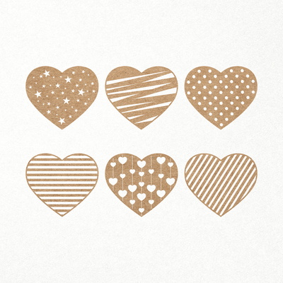 Love Hearts. Valentine's Day Bundle. SVG DXF PNG files - CraftyKittyArt - 001