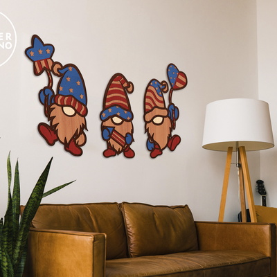 情人節侏儒套裝，居家裝飾 - LaserCutano - 005