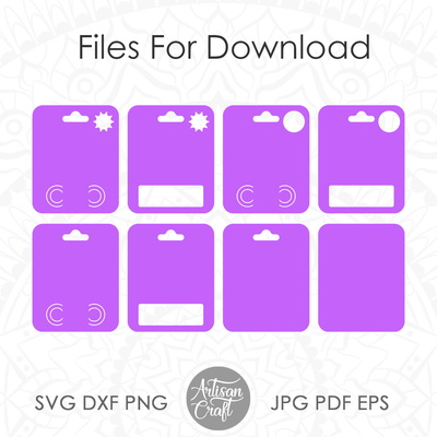 錢夾卡 svg、錢卡模板、錢卡 svg - Artisan Craft - 003