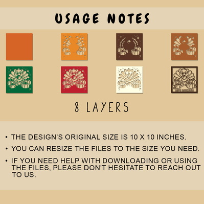 Thanksgiving Turkey 3D Shadow Box SVG, Happy Thanksgiving  - HappyDesignStudio - 003