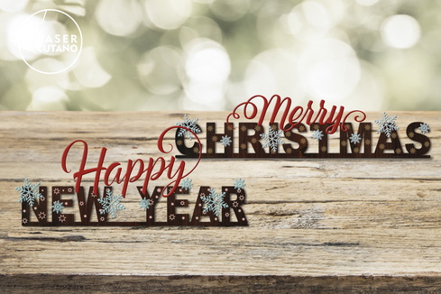 Merry Christmas and Happy New Year Decorations Merry Christmas and Happy New Year Decorations - LaserCutano - 001