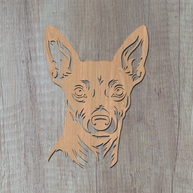 Miniature Pinscher Laser SVG - HappyDesignStudio - 002