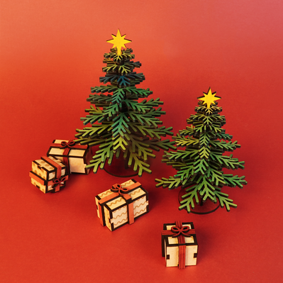 3D 聖誕樹拼圖