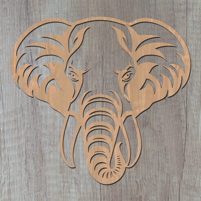 大象 激光 svg - HappyDesignStudio - 002