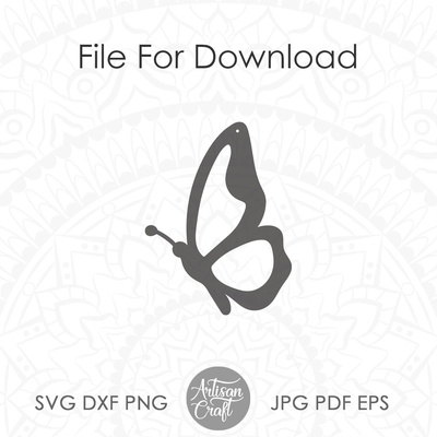 Butterfly wing earrings for laser cutting - Artisan Craft - 003