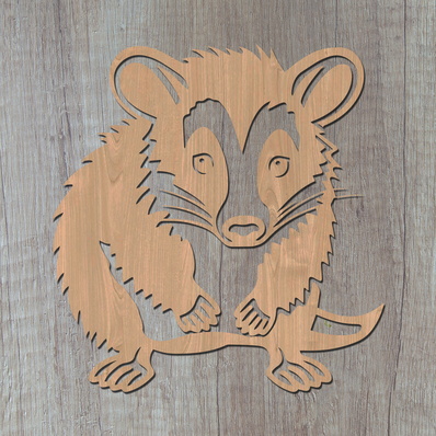 負鼠雷射 svg - HappyDesignStudio - 002