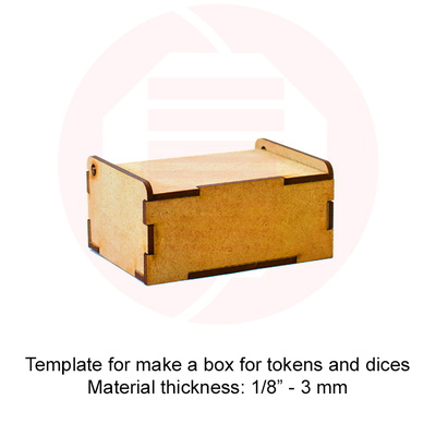 Laser cut template Parcheesi parchis board game Gowforge SVG - Daniel San - 004