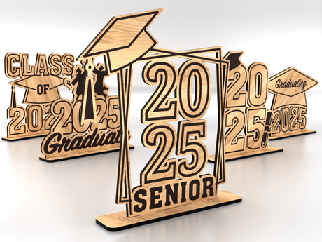 五件套畢業裝飾 五件套畢業裝飾 - LaserCutano - 001