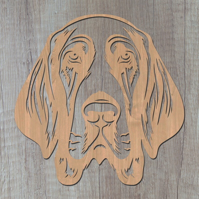 Bloodhound Laser SVG - HappyDesignStudio - 002