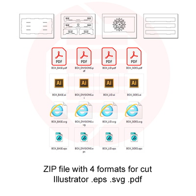雷射切割木製香盒 glowforge svg 模板 diy - Daniel San - 005