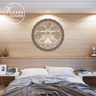 TREE of LIFE Multilayer Wall Decoration - LaserCutano - 003