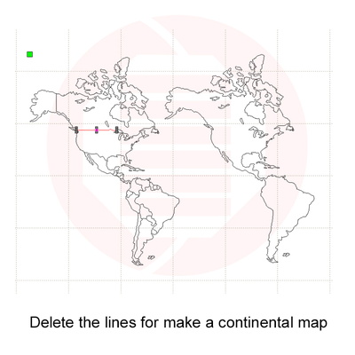 雷射切割世界地圖木製世界國家地圖 svg 牆藝術 - Daniel San - 004
