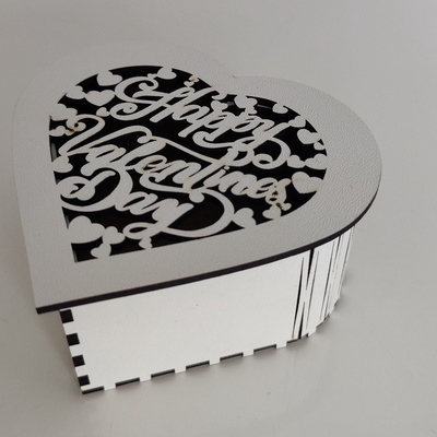 情人節心形裝飾盒 - LaserCutano - 003