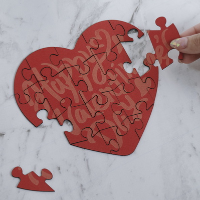 情人節心型拼圖