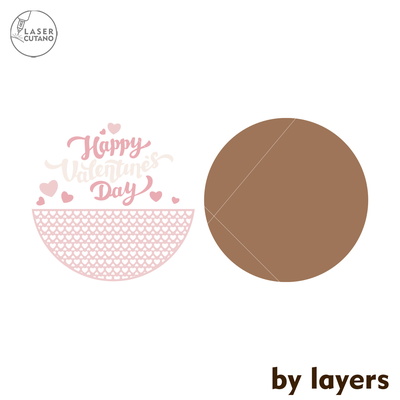 情人節套裝牆面裝飾掛件 情人節套裝牆面裝飾掛件 - LaserCutano - 001