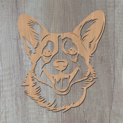 柯基雷射 svg - HappyDesignStudio - 002