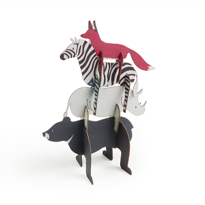 Colored 3D Animal Puzzle - FLUX Inc - 001