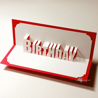 Pop-Up Card-Birthday - LEAFPAPER - 001
