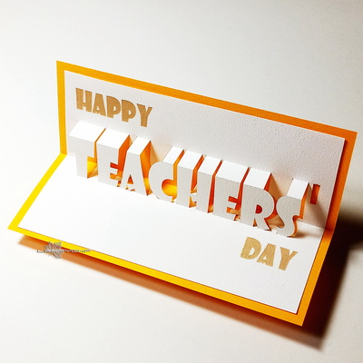 Pop-Up Card-HappyTeachers'Day