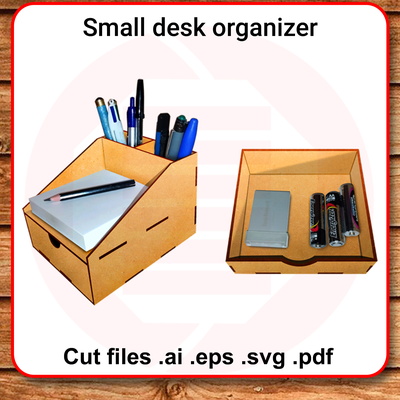 雷射切割 svg 辦公桌整理器向量模板 diy 工藝品