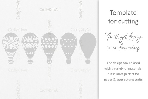 熱氣球,曼陀羅波西米亞風 3d 分層 svg dxf png 文件 熱氣球,曼陀羅波西米亞風 3d 分層 svg dxf png 文件 - CraftyKittyArt - 001