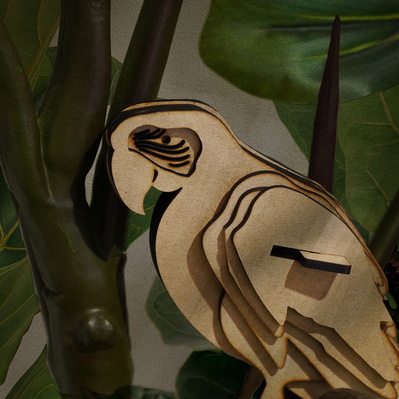 3D Animal Puzzle (Parrot) - FLUX Inc - 002