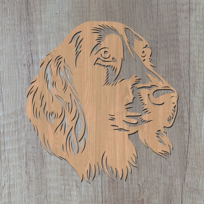 Gordon setter 雷射 svg 切割文件，gordon setter glowforge - HappyDesignStudio - 002