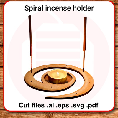 雷射切割 svg 香爐 燭台 模板 diy